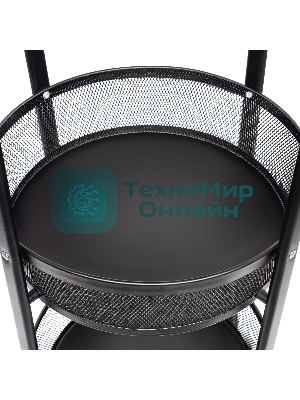 Этажерка Domfy DHC-FC30862 34.2x34.2x83.6 см, d=34.2 см черный