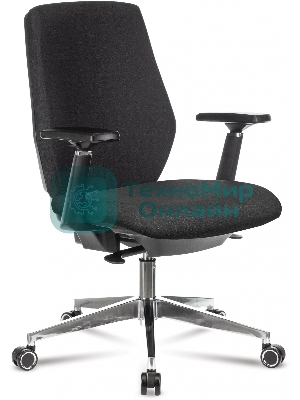 Кресло компьютерное Бюрократ CH-545/LUX черный 38-418 крестовина алюминий