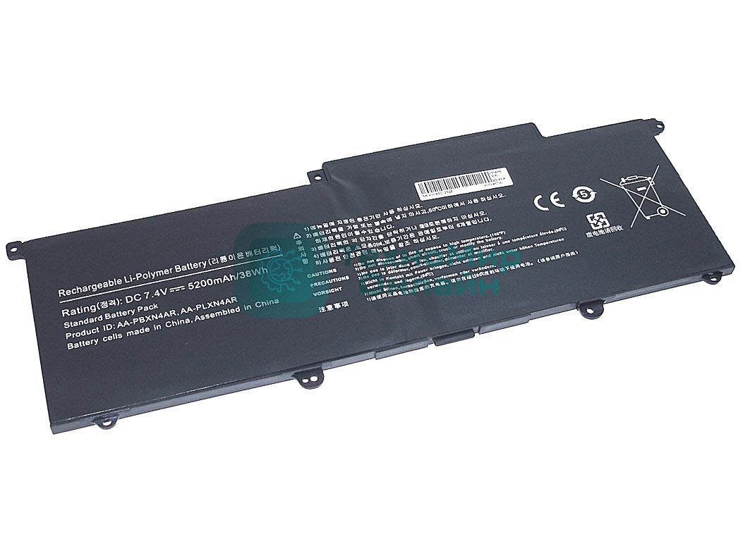 Аккумуляторная батарея для ноутбука Samsung 900X3C 7.4V 5200mAh OEM черный