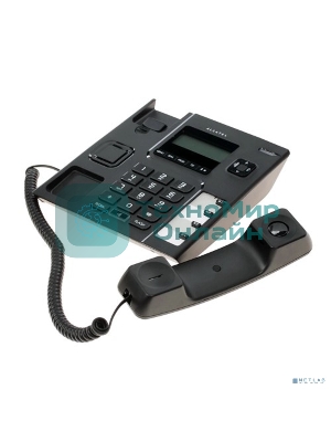 Телефон проводной Alcatel T56 черный АОН, Display, Flash, Recall, Wall mt.