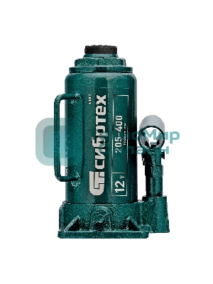 Домкрат гидравлический бутылочный Сибртех, 12 т, 205-400 мм