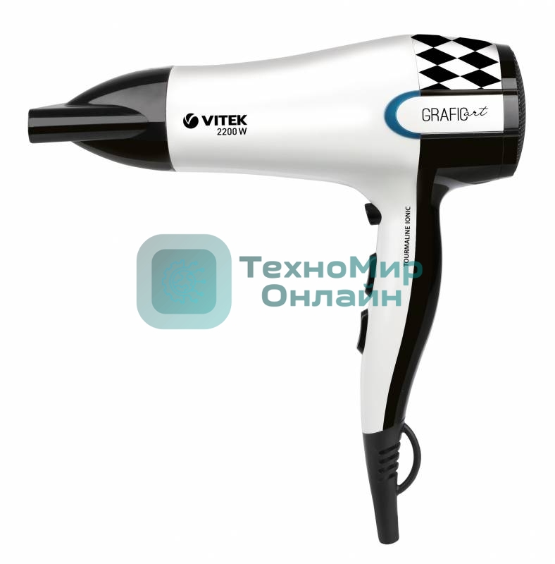 Фен Vitek VT-2299 W белый 2200Вт