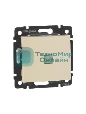 Выключатель Legrand 774310 Valena 10А c подсветкой, сл. кость