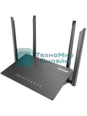 Беспроводной двухдиапазонный маршрутизатор D-Link DIR-815/RU/R4A AC1200 с поддержкой технологии MU-MIMO, 3G/LTE и USB-портом