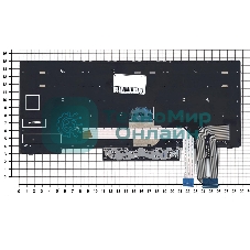 Клавиатура для ноутбука Lenovo ThinkPad E480 E485 черная с серебристой рамкой