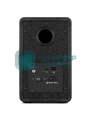 Акустическая система SVEN SPS-730 2.0 черные (2x25Вт, экокожа, USB/SD, пульт ДУ, Bluetooth)