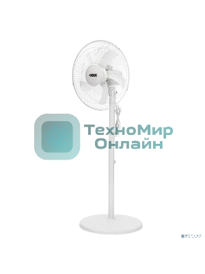Вентилятор напольный DUX DX-40, 40Вт, 16дюйм, белый 60-0218