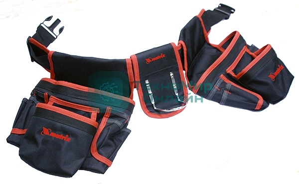 Сумка Matrix пояс двойная 20 карманов держатель для молотка