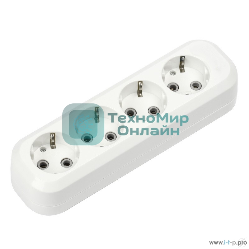 Колодка Smartbuy SBE-16-4-00-Z 4 гнезда 16А/3,5 кВт с заземлением