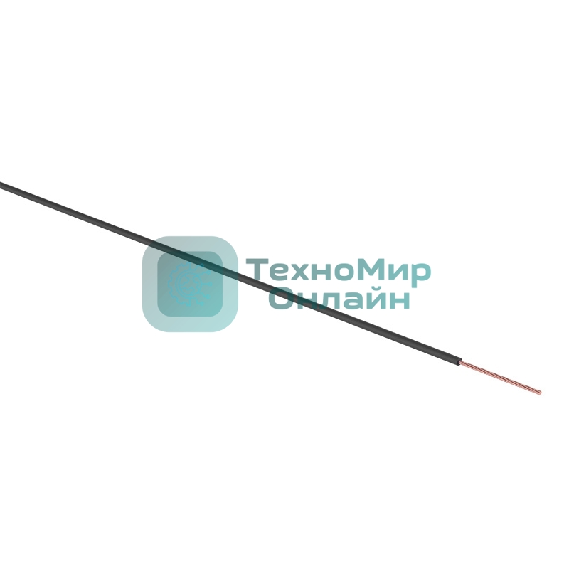 Провод ПГВА Rexant 1х1.00 мм², черный, бухта 100 м