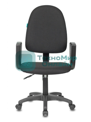 Кресло Бюрократ CH-1300N/3C11 черный, экокожа, 120 кг, механизм качания