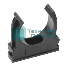 Держатель d32мм IEK CTA10D-CF32-K02-050-PCS (упак.:50шт) черный
