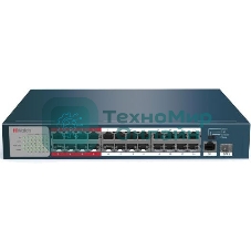 Коммутатор Hikvision HiWatch DS-S2624P(B) неуправляемый