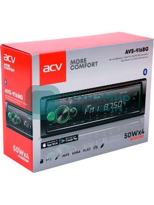 Автомагнитола ACV AVS-916BG 1DIN 4x50Вт