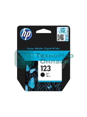 Картридж струйный HP 123 (F6V17AE) черный, 120 стр., для DeskJet 2130