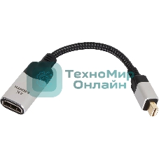 Адаптер miniDisplayPort(M) ---> HDMI(F) 0.15m 4K@60Hz VCOM
