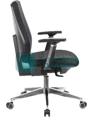 Кресло компьютерное Бюрократ CH-545/LUX черный 38-418 крестовина алюминий