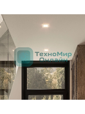 Светильник Gauss 6Вт 3000K цв.св.:белый теплый белый