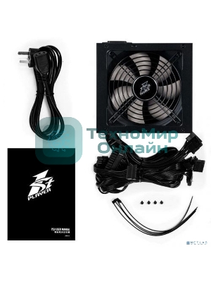 Блок питания 1STPLAYER DK PREMIUM PS-500AX, 500Вт, 80 PLUS Bronze, 120мм, черный