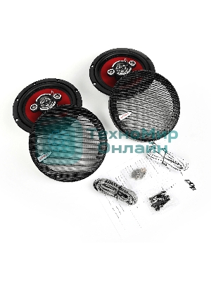 Колонки автомобильные Ural DDB AS-D1741 190Вт 16см (6.5дюйм) (ком.:2кол.) коаксиальные четырехполосные