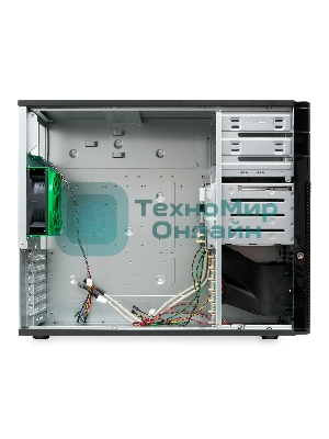 Серверный корпус 4-trays Workstation Chassis 2 x 5.25