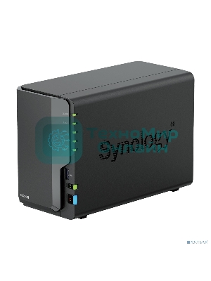 СХД настольное исполнение Synology 2BAY NO HDD DS225+