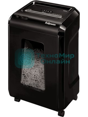 Шредер Fellowes Powershred 92Cs FS-1719301 P-4, 4х38мм, 18лст., 25лтр., уничтожает: скобы, карты, скрепки, CD