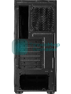Компьютерный корпус без блока питания Cooler Master Elite 500, 2xUSB3.2, 1x120Fan, w/o PSU, Black, w/o ODD, Window TG left panel, ATX