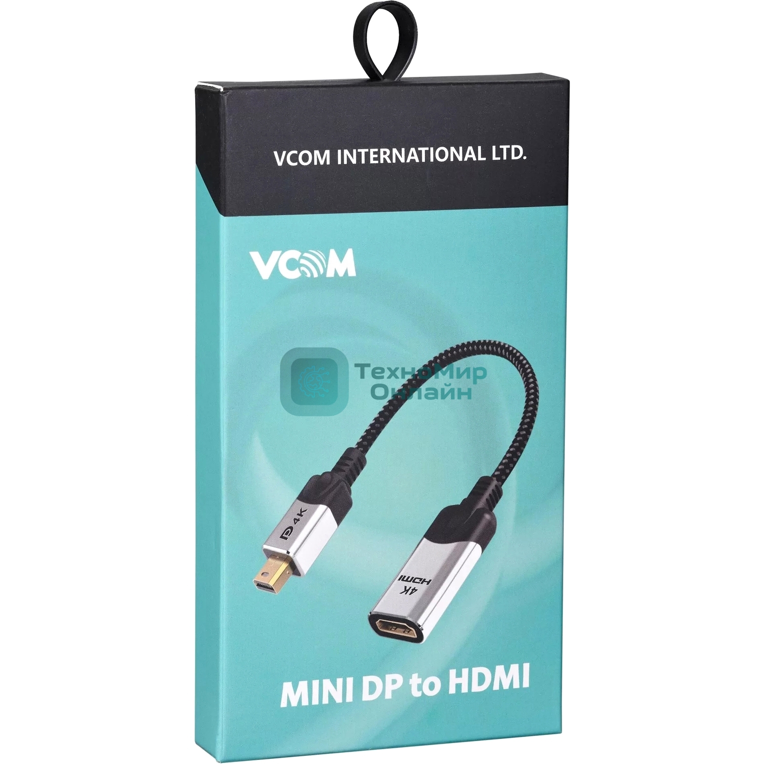 Адаптер miniDisplayPort(M) ---> HDMI(F) 0.15m 4K@60Hz VCOM