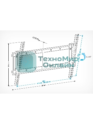 Кронштейн для телевизора Holder LCD-T6606 черный 42