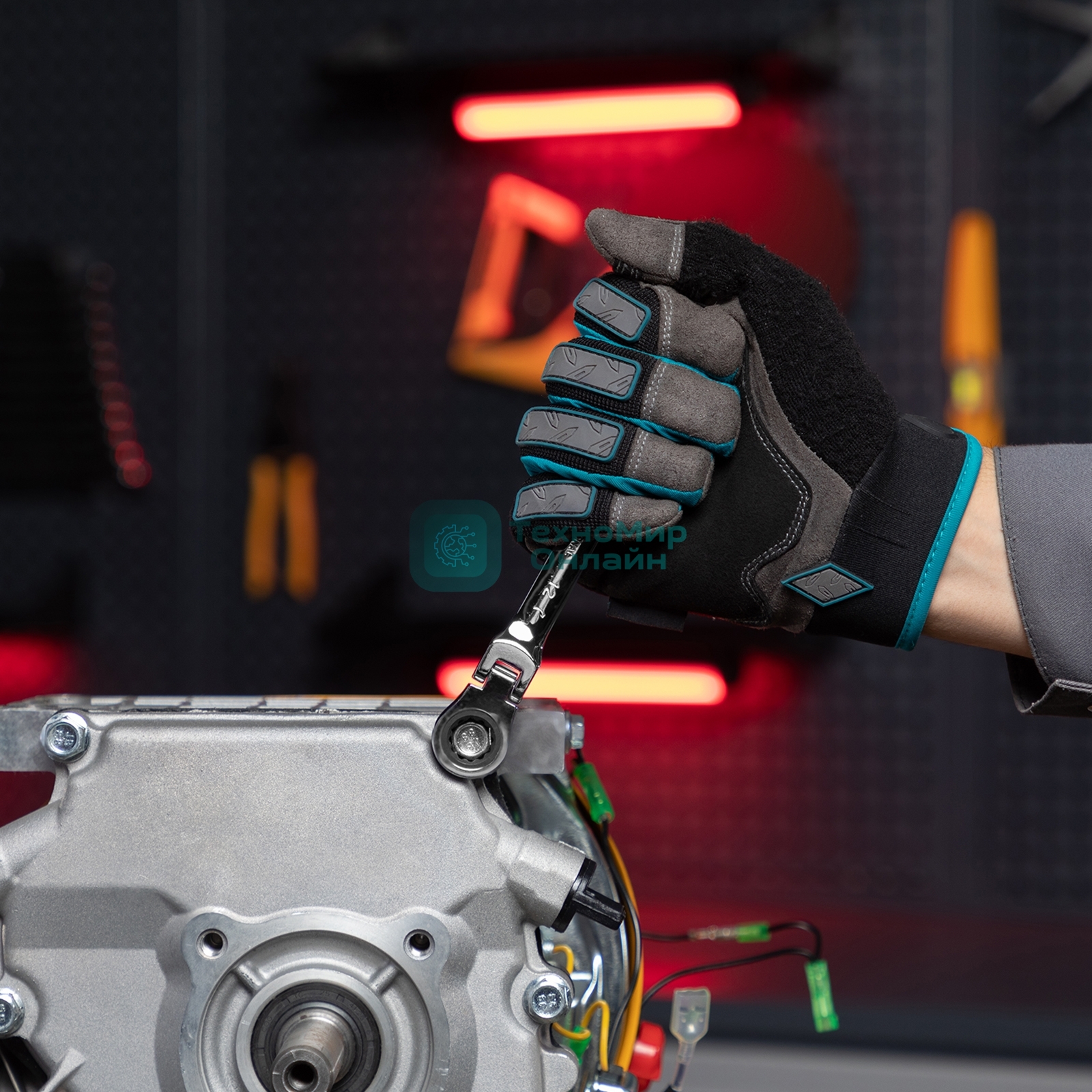 Набор ключей комбинированных Matrix, трещоточных шарнирных 11шт.