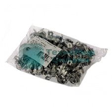 Скоба металлическая двухлапковая 19(СМД) 100шт., Россия Сибртех