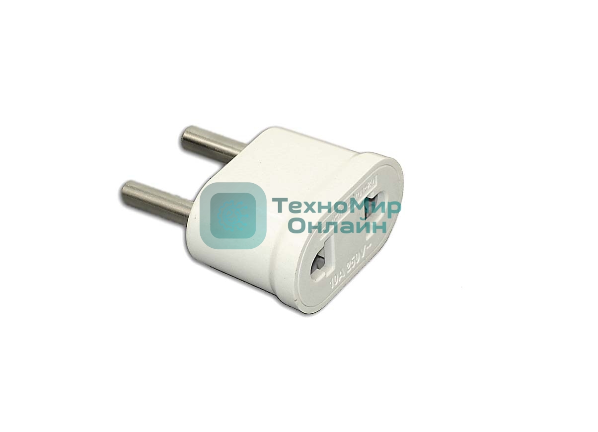 Сетевой переходник ЕВРО-1 белый вариант №2