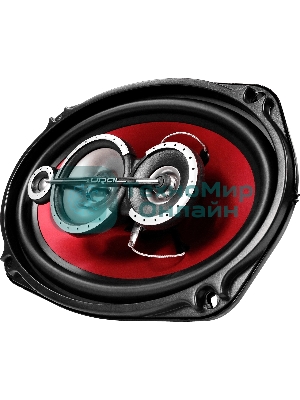 Колонки автомобильные Ural DDB AS-D6941 250Вт 15x23см (6x9дюйм) (ком.:2кол.) коаксиальные четырехполосные