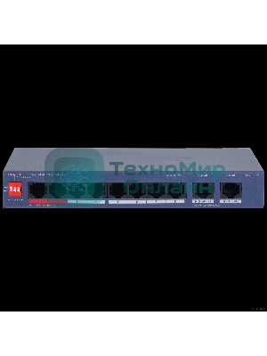 Коммутатор управляемый Dahua DH-CS4010-8ET2GT-110 8-портовый PoE 8 RJ45 10/100 Мбит/с (PoE/PoE+/Hi-PoE/IEEE 802.3bt), 2 RJ45 10/100/1000 Мбит/с (uplink); 1~2 до 90Вт, 3~8 до 30Вт, суммарно до 110Вт