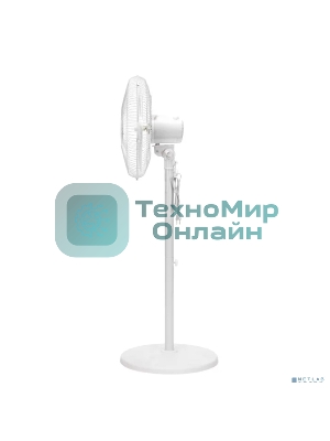 Вентилятор напольный DUX DX-40, 40Вт, 16дюйм, белый 60-0218