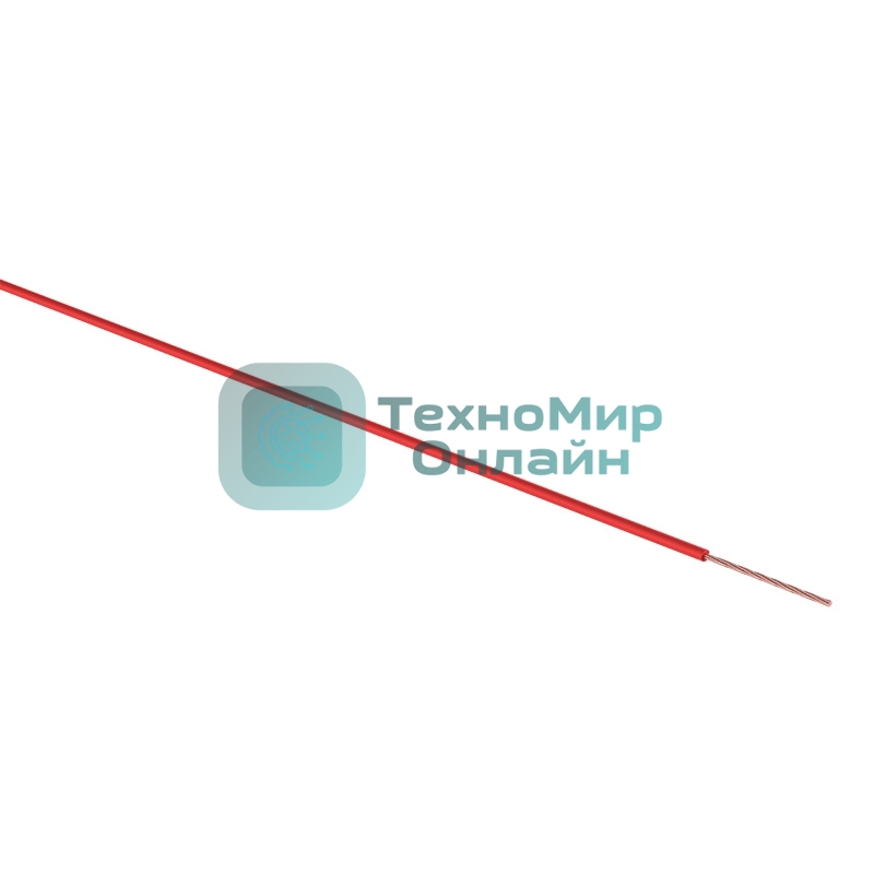 Провод ПГВА Rexant 1х1.00 мм², красный, бухта 100 м