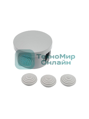 Коробка распаячная Rexant ОУ, Ø 65х40 мм, IP54 (УПр 65/40.1.3)