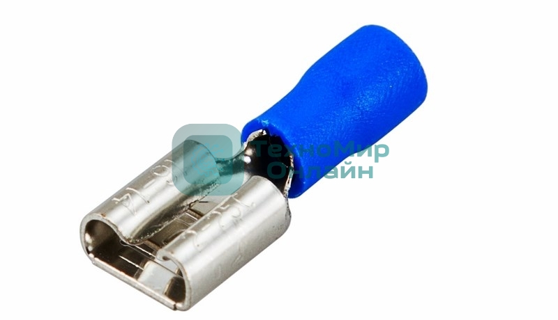 Клемма плоская Rexant изолированная гнездо 9 мм 1.5-2.5 мм² (РПи-м 2.5-(9.0))