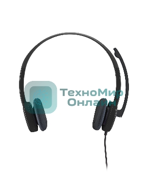 Гарнитура проводная Logitech Headset H151 Stereo черный