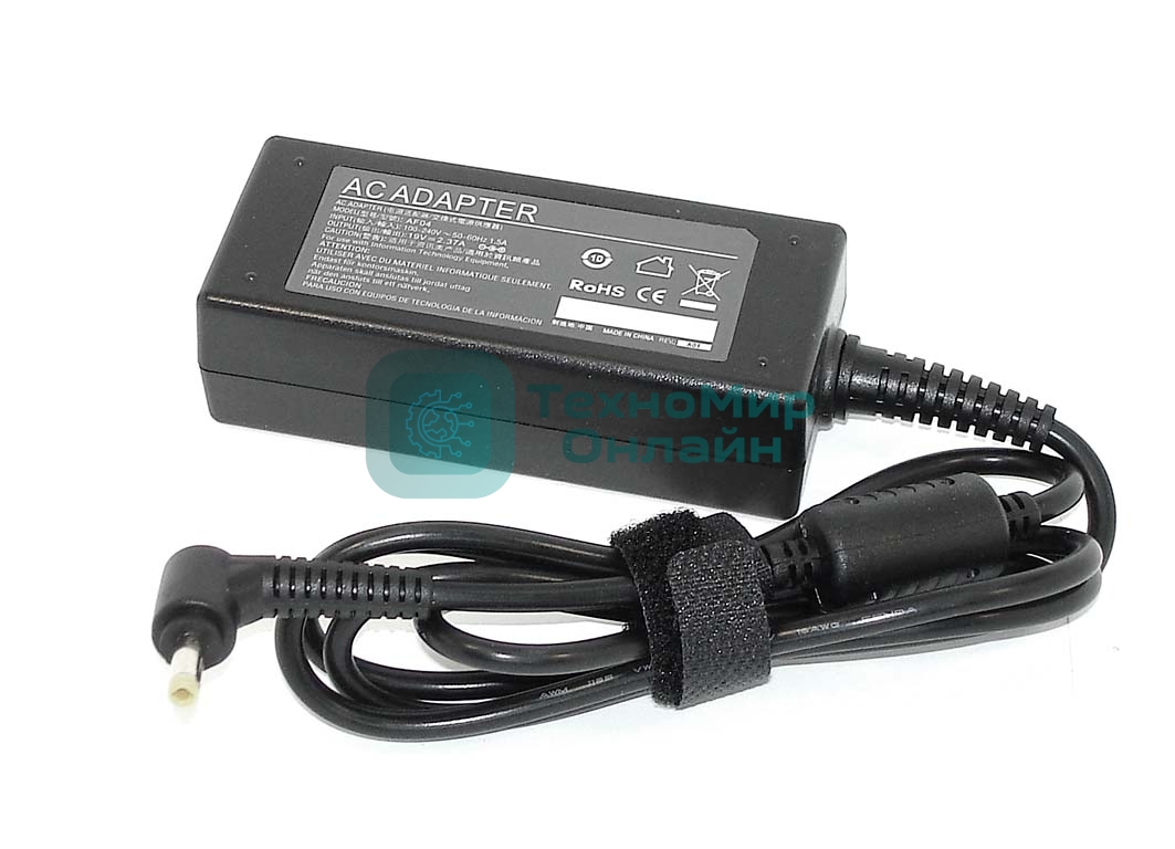 Блок питания (сетевой адаптер) для ноутбуков Toshiba 19V 2.37A 4.0*1.7мм 45W TA451904017 OEM