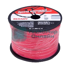 Провод ПГВА Rexant 1х1.00 мм², красный, бухта 100 м