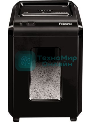 Шредер Fellowes Powershred 92Cs FS-1719301 P-4, 4х38мм, 18лст., 25лтр., уничтожает: скобы, карты, скрепки, CD
