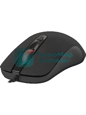 Мышь проводная Defender Ultra Classic MB-280 черный, 1200 dpi, USB, кнопки - 4