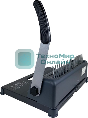 Переплетчик ГЕЛЕОС БП-12 на пластиковую пружину, А4, ручная перфорация 12 листов, переплет макс до 500 л., глубина перфорации 3,5-5,5 мм