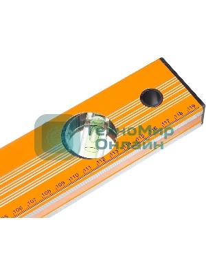 Уровень алюминиевый 1200мм фрезерованный 3 глазка Вихрь