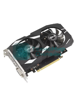 Видеокарта Asus DUAL-RTX 3050-O6G NVIDIA GeForce RTX 3050 6Gb 96bit GDDR6 PCI-E 4.0 1507/14000 DVIx1 HDMIx1 DPx1 HDCP Ret