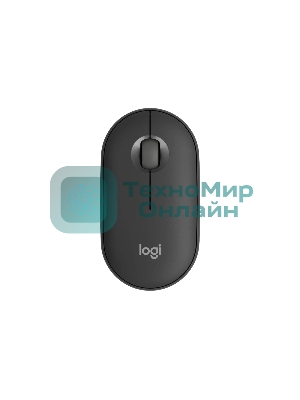 Мышь беспроводная Logitech Pebble 2 M350S графитовый, 4000 dpi, Bluetooth, кнопки - 3
