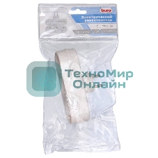 Сетевой разветвитель Buro BU-PS3-W (3 розетки) белый (пакет ПЭ)
