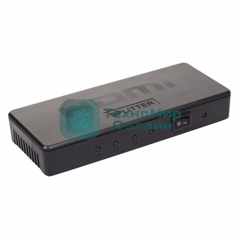 Делитель Rexant гнездо HDMI на 4 гнезда HDMI, пластик